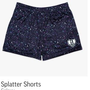 Baseball Lifestyle 101 Youth Splatter Shorts